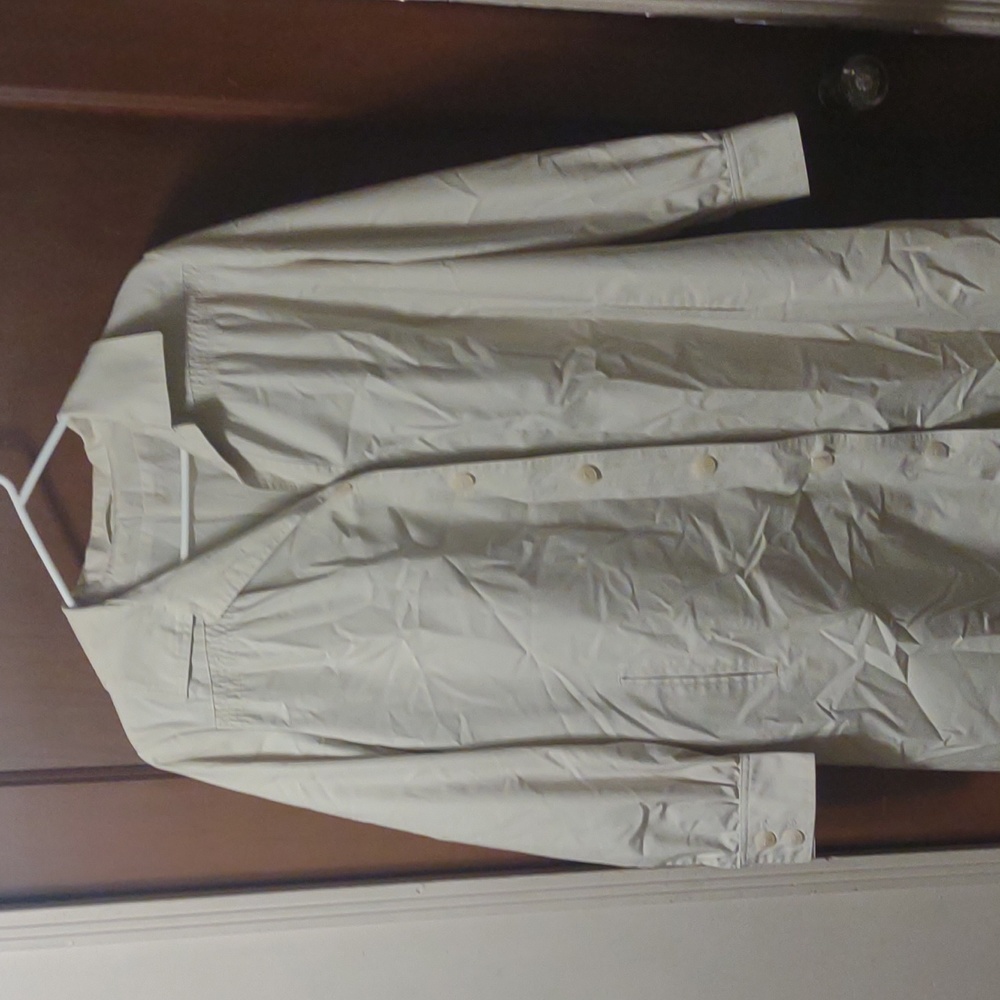 Vintage pioggia raincoat trench coat MCM 60s 70s bell-shaped smocked long length